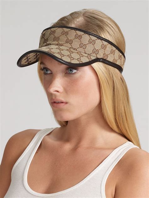 gucci hat with visor a|gucci visor sunglasses.